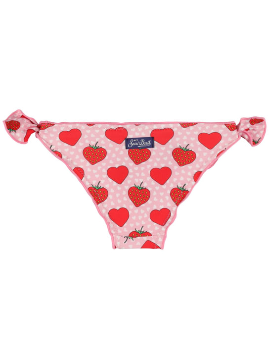 Mc2 Saint Barth: Bas de bikini à imprimé fraises - Rose/Multicolore - kids-girls_1 | Luisa Via Roma