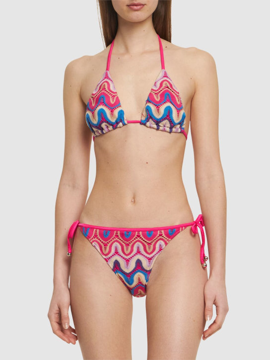 Patbo: Crochet bikini bottom - Pink/Multi - women_1 | Luisa Via Roma