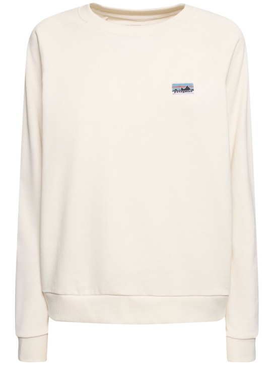Patagonia: ROC Essential sweatshirt - Bej/Beyaz - women_0 | Luisa Via Roma