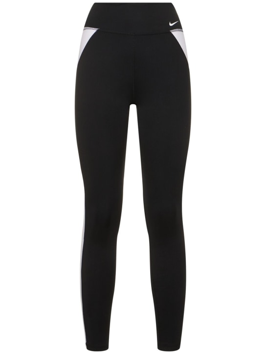 Nike: High waist leggings - Black - women_0 | Luisa Via Roma