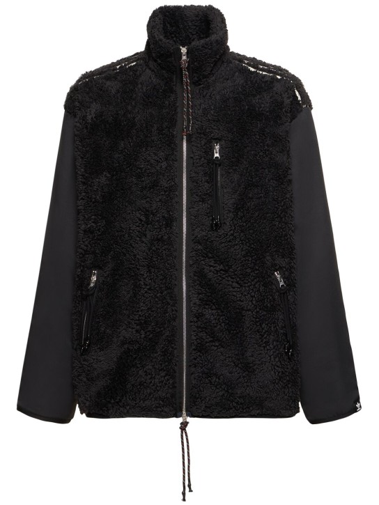adidas Originals: Song for the Mute fleece jacket - Black - men_0 | Luisa Via Roma