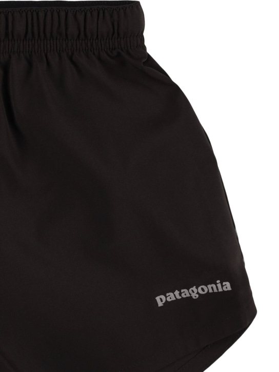 Patagonia: Bañador shorts de nylon reciclado - Negro - kids-boys_1 | Luisa Via Roma
