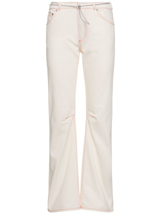 Cormio: Amanda low-waist straight jeans - White - women_0 | Luisa Via Roma