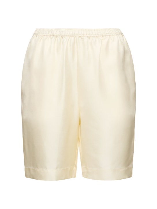 Loulou De Saison: Zinia silk shorts - women_0 | Luisa Via Roma