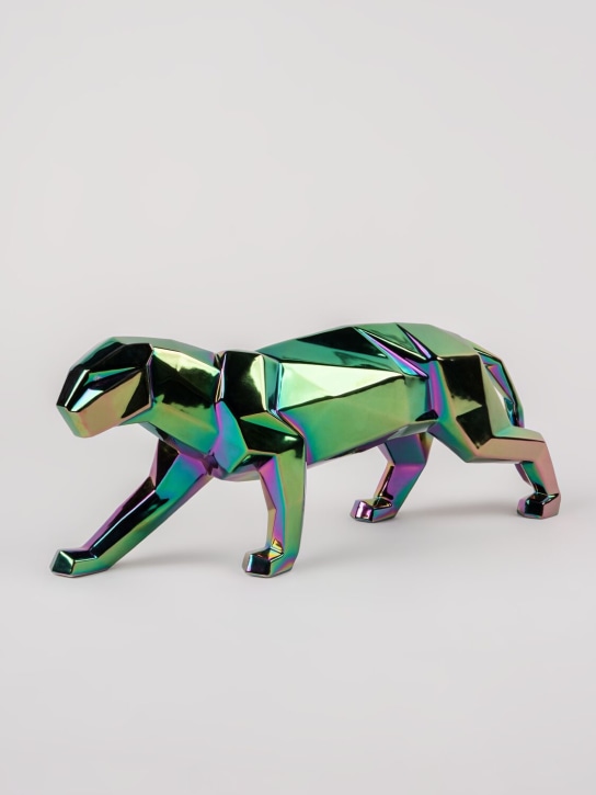 Lladrò: Iridescent panther figurine - Bunt - ecraft_0 | Luisa Via Roma