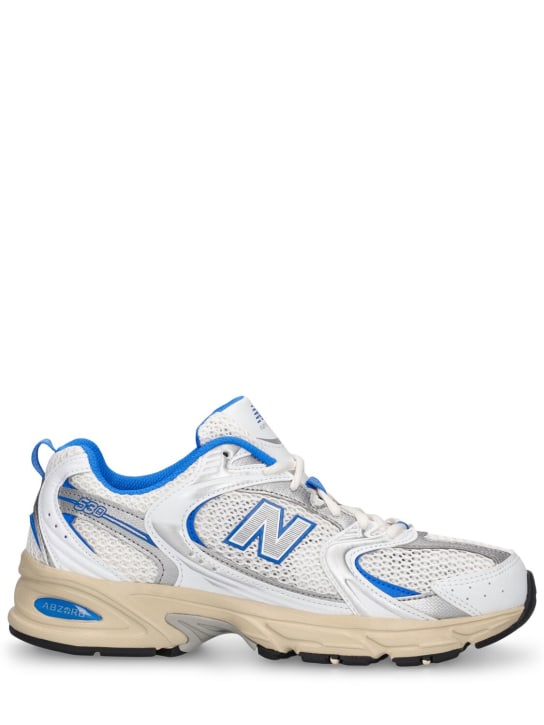 New Balance: 530运动鞋 - 白色/蓝色 - women_0 | Luisa Via Roma