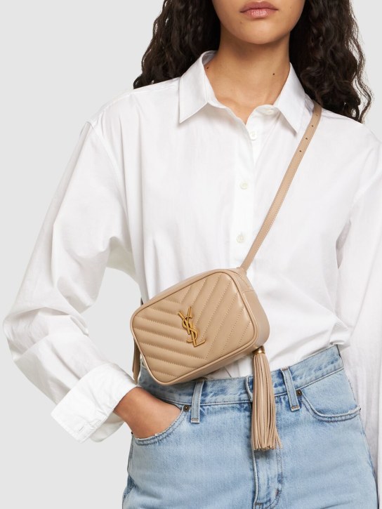 Saint Laurent: Lou leather belt bag - women_1 | Luisa Via Roma
