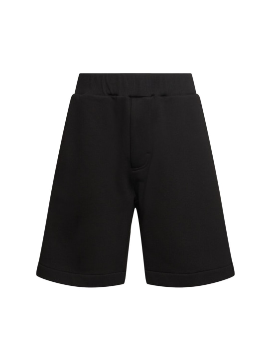 1017 Alyx 9sm: Carpenter sweat shorts w/buckle - Siyah - men_0 | Luisa Via Roma