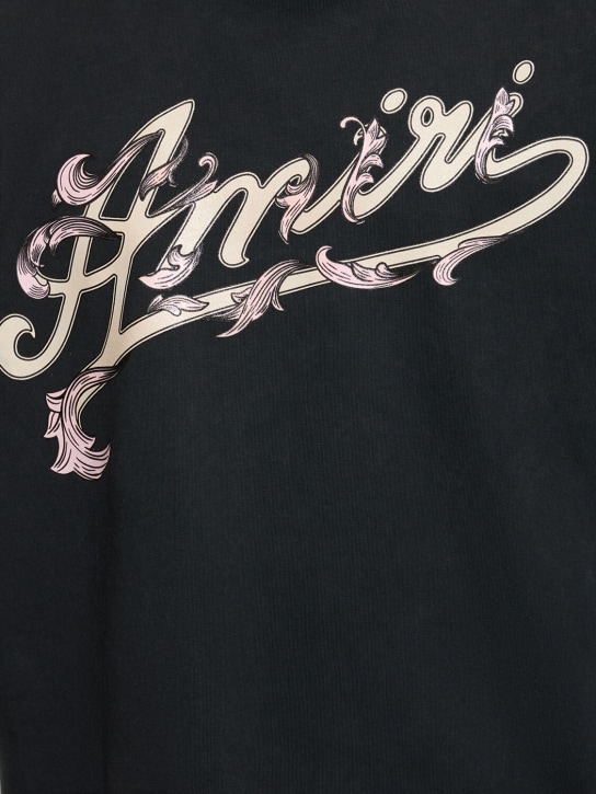 Amiri: Logo cotton jersey t-shirt - men_3 | Luisa Via Roma