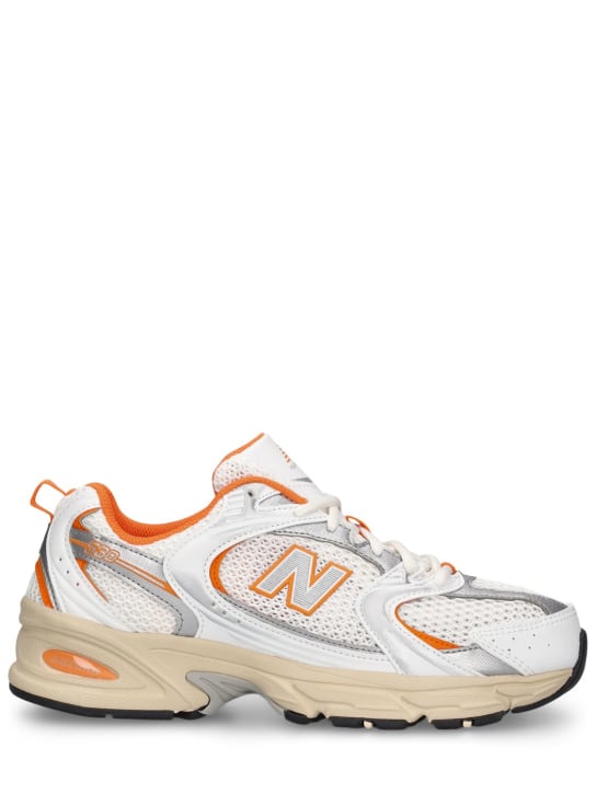 New Balance: 530运动鞋 - 白色/橙色 - women_0 | Luisa Via Roma