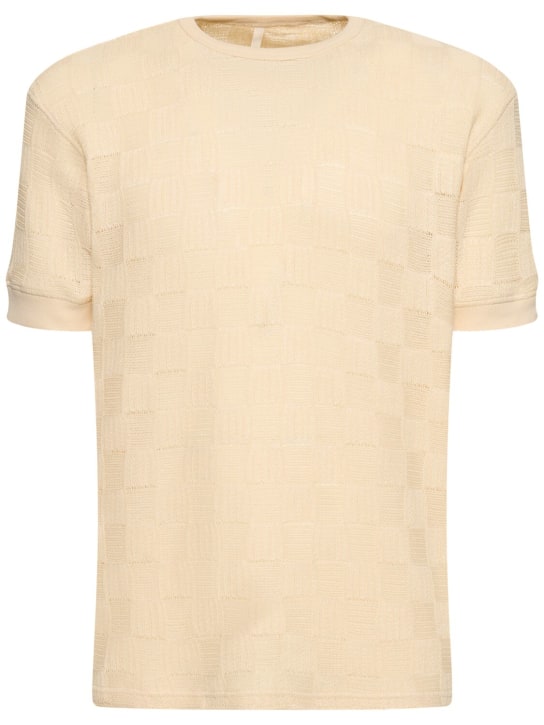 SUNFLOWER: Camiseta de lino - Vanilla - men_0 | Luisa Via Roma