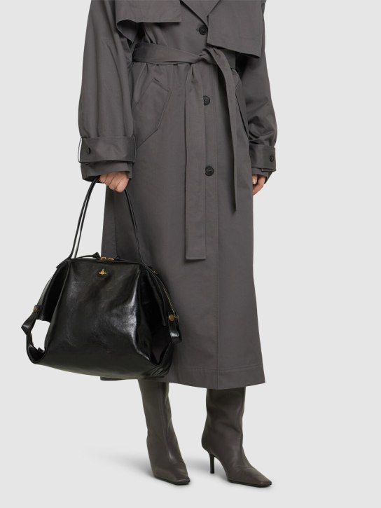 Vivienne Westwood: Mara Holdall leather tote bag - women_1 | Luisa Via Roma