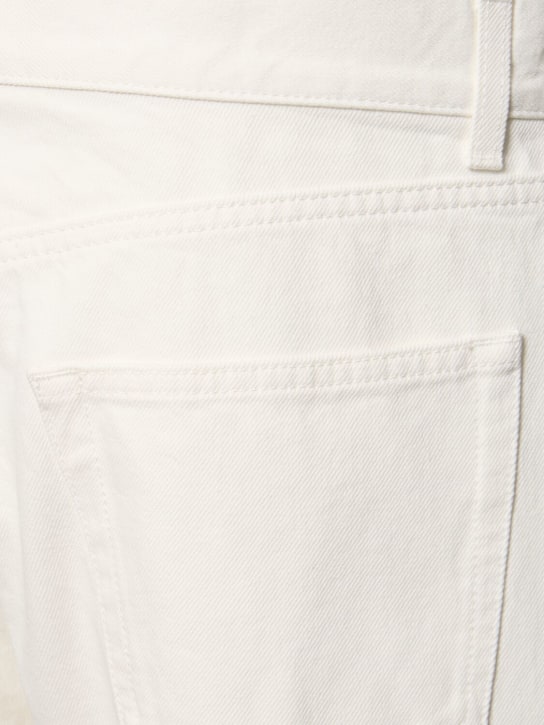 The Row: Burt Jean cotton jeans - White - men_3 | Luisa Via Roma