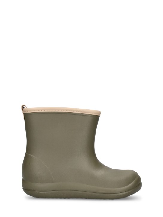 Konges Sløjd: Rubber rain boots - Dark Green - kids-girls_0 | Luisa Via Roma