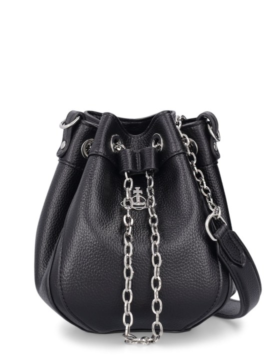 Vivienne Westwood: Small Chrissy faux leather bucket bag - women_0 | Luisa Via Roma