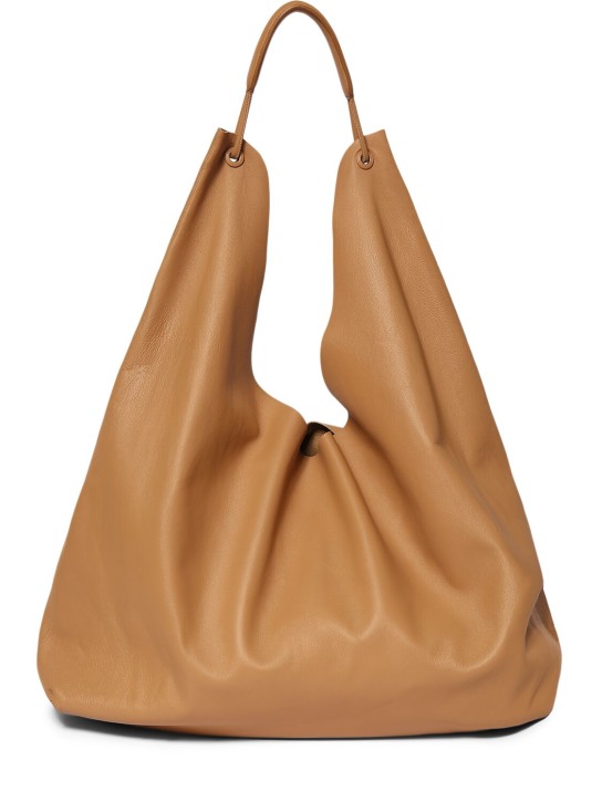 The Row: Bindle leather tote bag - women_0 | Luisa Via Roma