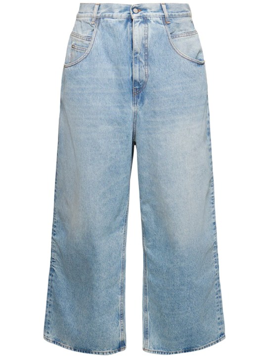 Hed Mayner: Jeans de denim de algodón - Azul - men_0 | Luisa Via Roma