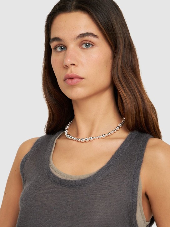 LIÉ STUDIO: Elly collar necklace - Silver - women_1 | Luisa Via Roma