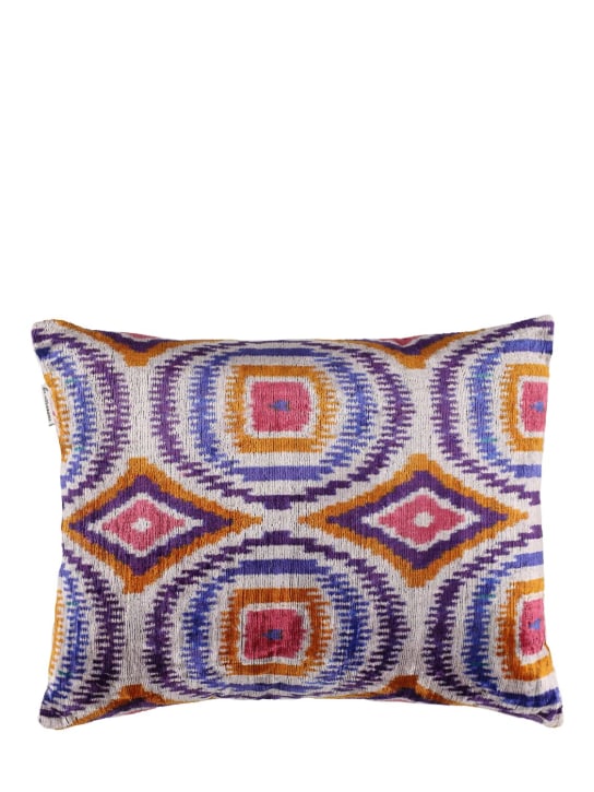 Les Ottomans: Silk velvet cushion - Renkli - ecraft_0 | Luisa Via Roma
