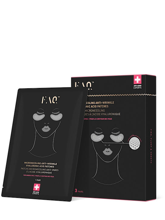 FAQ Swiss: 3 Under-eye microneedling patches - Transparent - beauty-men_0 | Luisa Via Roma