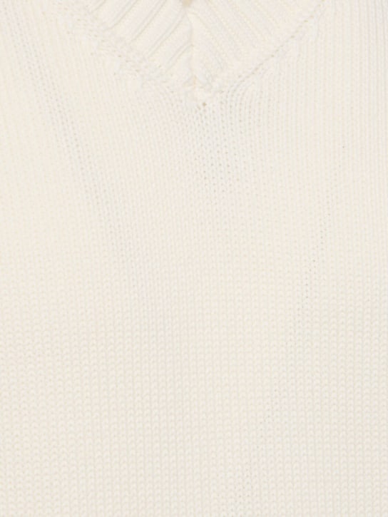 Hed Mayner: Stonewashed cotton vest - Natural - men_1 | Luisa Via Roma