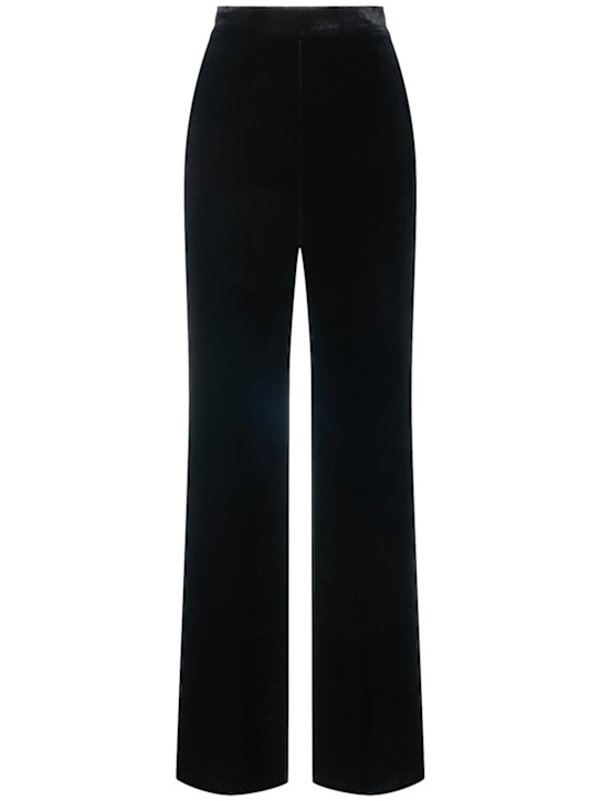 Velvet straight pants - Thumbnail 1