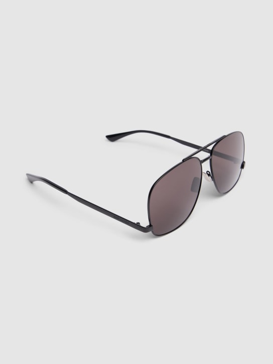 Saint Laurent: SL 653 Leon metal sunglasses - Black - men_1 | Luisa Via Roma