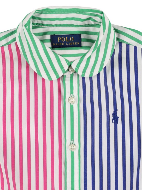 Polo Ralph Lauren: Hemdkleid aus Baumwolle mit Gürtel - Bunt - kids-girls_1 | Luisa Via Roma