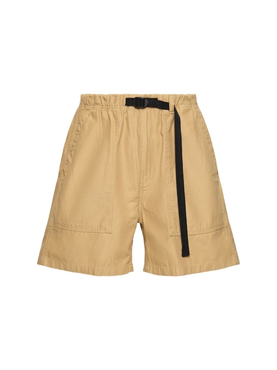 Carhartt WIP: Hayworth rinsed shorts - Bourbon - men_0 | Luisa Via Roma