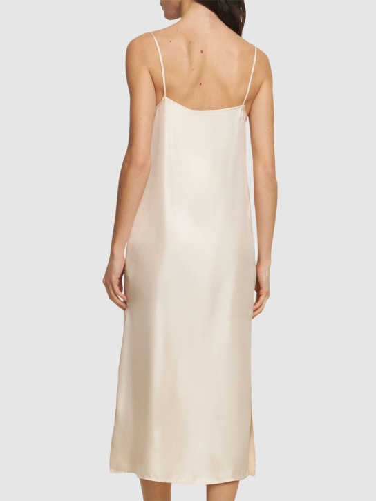 Loulou Studio: Sulum silk midi dress - Pink - women_2 | Luisa Via Roma