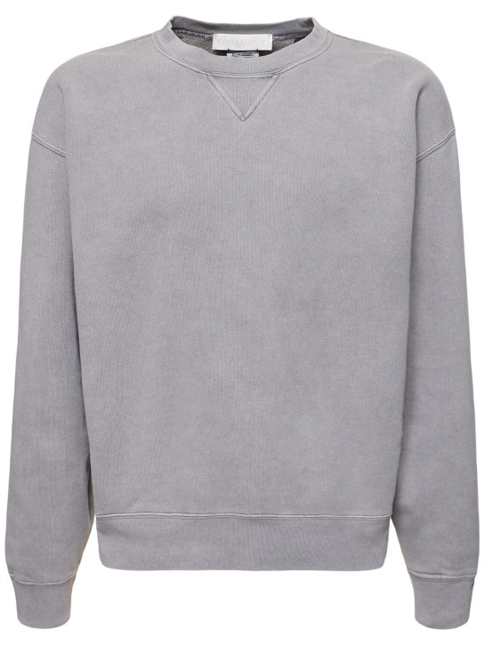 Our Legacy: Loose cotton sweatshirt - Grey - men_0 | Luisa Via Roma