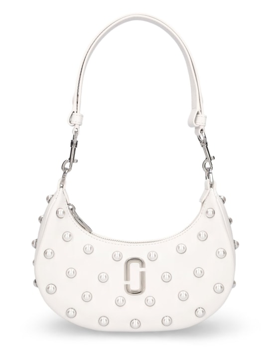 Marc Jacobs: The Small Curve leather shoulder bag - White - women_0 | Luisa Via Roma