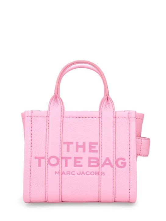 Marc Jacobs: The Crossbody leather tote bag - Fluo Candy - women_0 | Luisa Via Roma