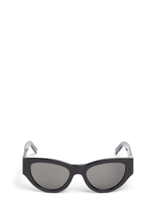 Saint Laurent: Gafas de sol SL M94 redondas de acetato - Negro - women_0 | Luisa Via Roma