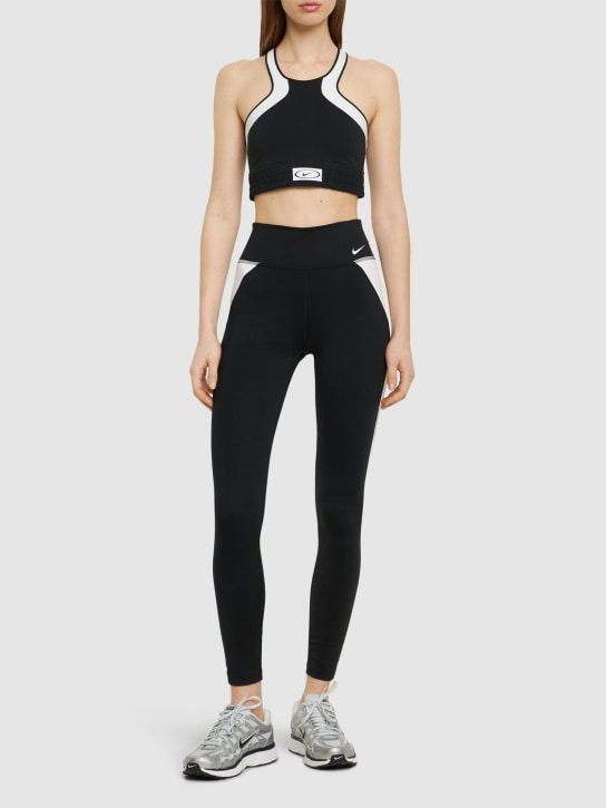 Nike: High waist leggings - Black - women_1 | Luisa Via Roma
