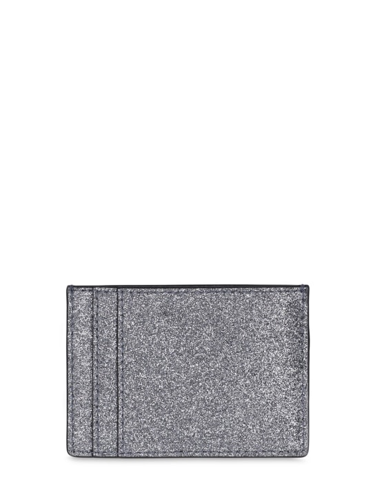Marc Jacobs: The Glitter card case - Silver - women_1 | Luisa Via Roma