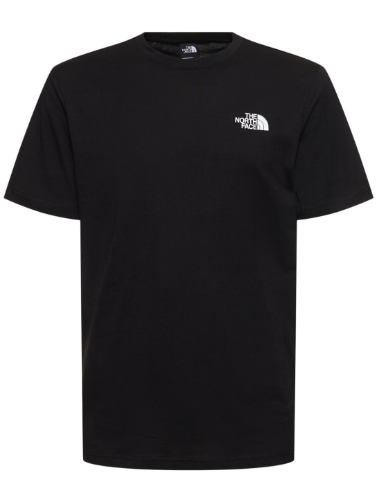 The North Face: Printed Redbox t-shirt - Tnf Black - men_1 | Luisa Via Roma