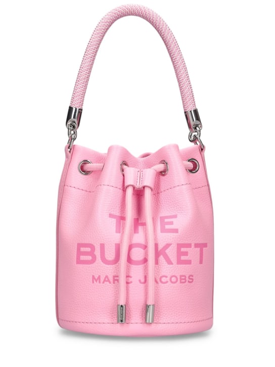 Marc Jacobs: Sac en cuir The Bucket - Fluro Candy Pin - women_0 | Luisa Via Roma