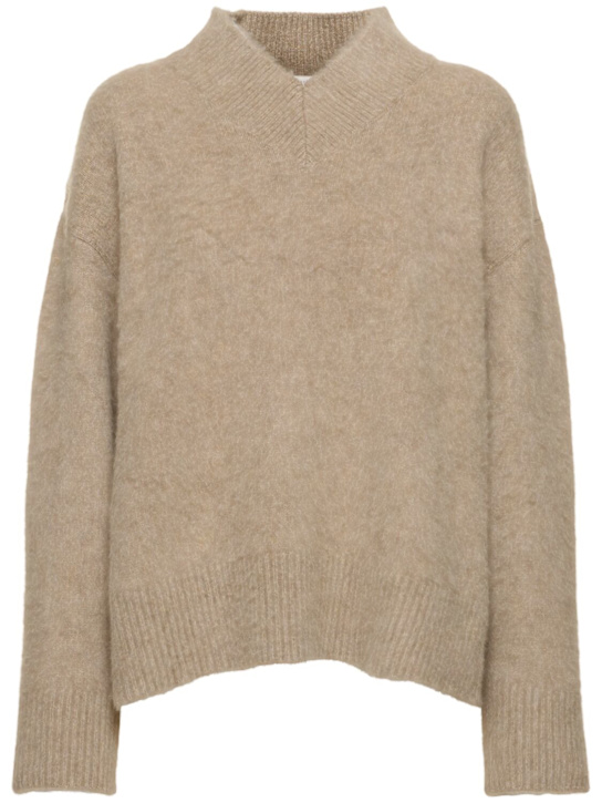 The Row: Fayette cashmere V-neck sweater - women_0 | Luisa Via Roma