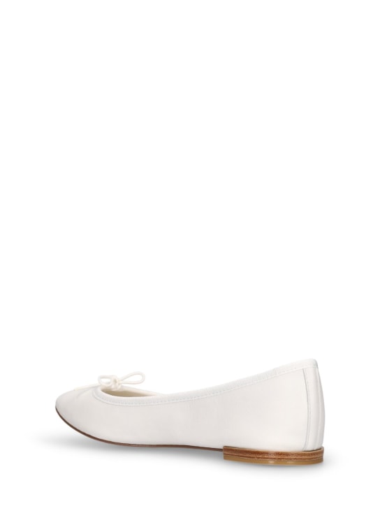 Repetto: 10mm Cendrillon leather ballerina flats - women_3 | Luisa Via Roma
