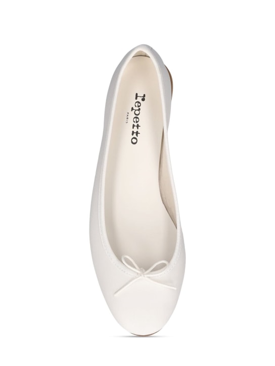 Repetto: 10mm Cendrillon leather ballerina flats - women_4 | Luisa Via Roma