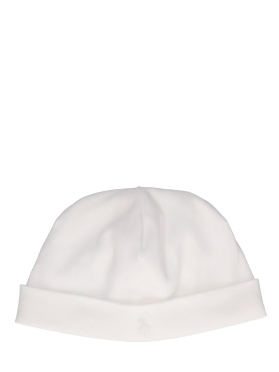 Polo Ralph Lauren: Cappello bucket in gabardina di cotone - Bianco - kids-boys_0 | Luisa Via Roma