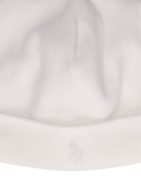 Polo Ralph Lauren: Cappello bucket in gabardina di cotone - Bianco - kids-boys_1 | Luisa Via Roma