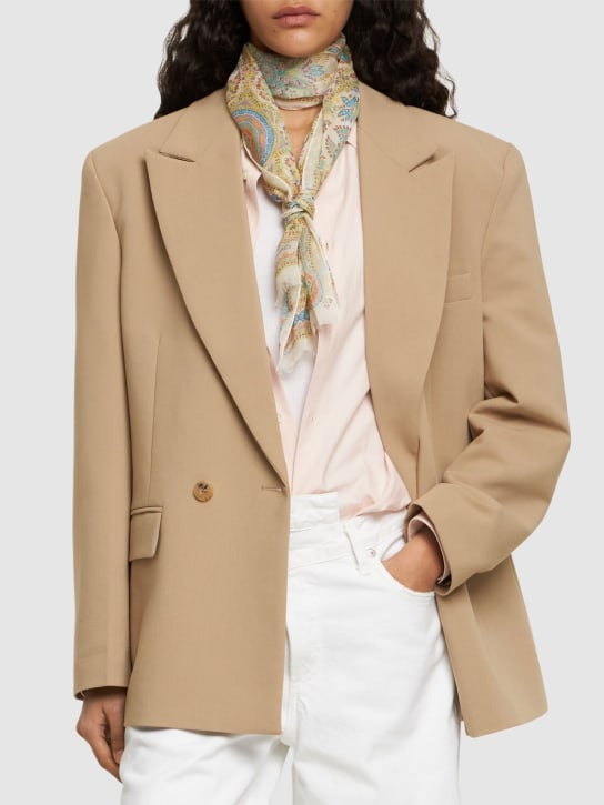 Etro: Printed silk scarf - women_1 | Luisa Via Roma