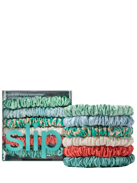 Slip: Set de 6 scrunchies delgados - Seabreeze - beauty-women_1 | Luisa Via Roma