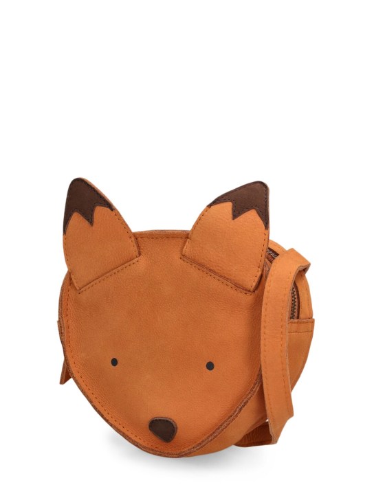 Donsje: Fox leather backpack - Brown - kids-girls_1 | Luisa Via Roma