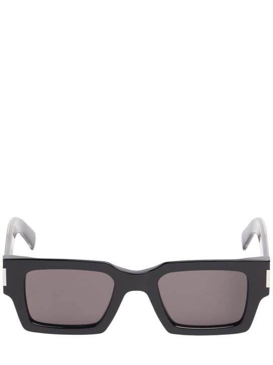 Saint Laurent: SL 572 acetate sunglasses - Black - men_0 | Luisa Via Roma