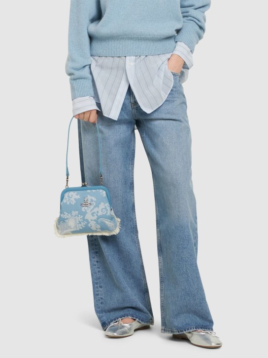 Vivienne Westwood: Vivienne Vivienne’s棉质手拿包 - women_1 | Luisa Via Roma