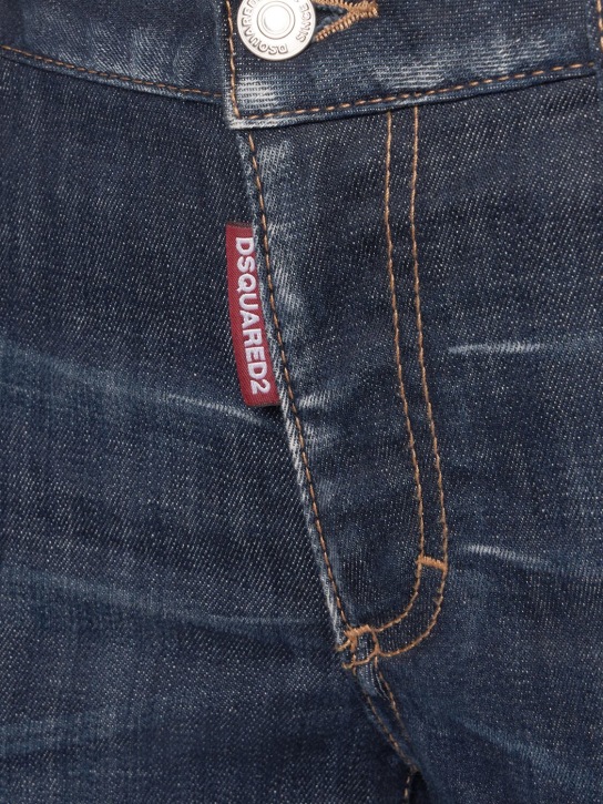 Dsquared2: Jeans svasati vita media in denim - women_4 | Luisa Via Roma