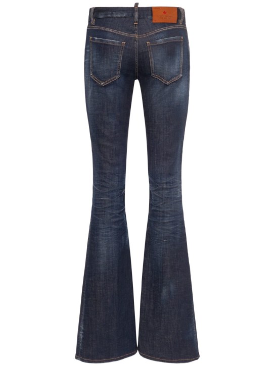 Dsquared2: Jeans svasati vita media in denim - women_3 | Luisa Via Roma
